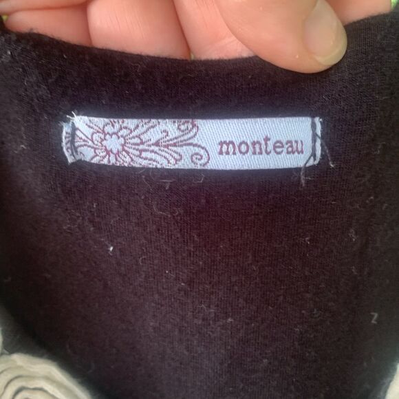 Sleeveless jersey knit dress with flower detail - Picture 3 of 5